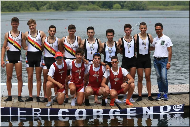 Canottieri Germignaga di bronzo alla regata Montù di Corgeno (Foto © C. Cecchin – www.fotoline.org)