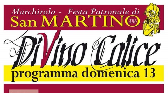 Marchirolo: domenica, in occasione della festa di San Martino, giornata d'esordio per "Di Vino Calice"