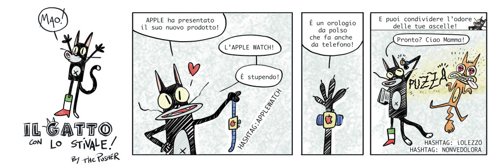 Il nuovo Apple Watch del "Gatto con lo Stivale", by The Pusher