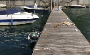 Luino, "Non trovo soluzioni dagli enti competenti. Situazione sconcertante nei porti" (Foto © Mario Fidenza)