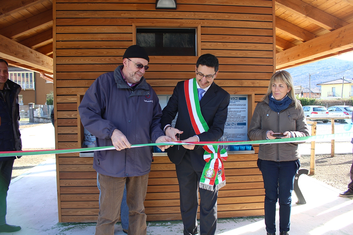 Inaugurata a Germignaga la Casa dell'Acqua. Fazio: "Valore aggiunto per la comunità"