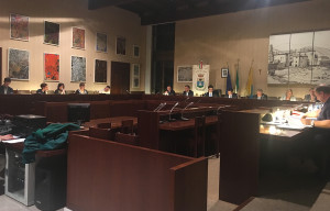 La seduta del consiglio comunale di Luino di ieri sera