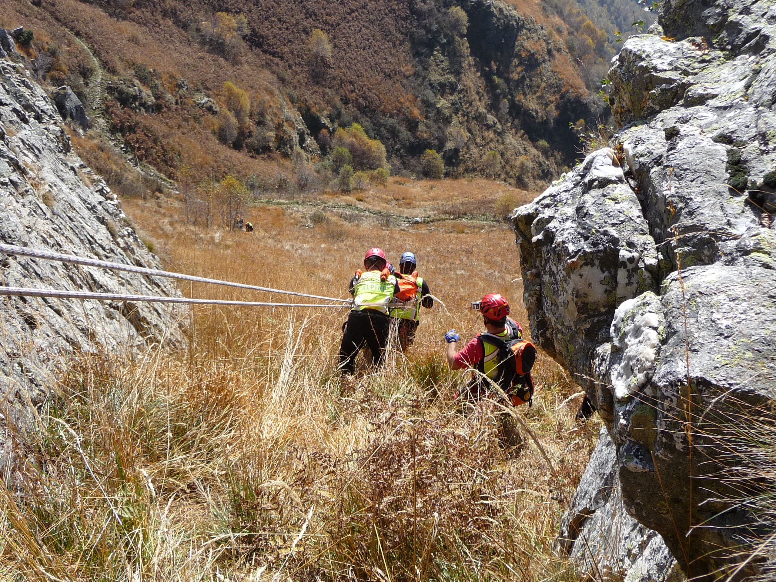 Un weekend di lavoro per i volontari del Soccorso Alpino nell'Alto Varesotto