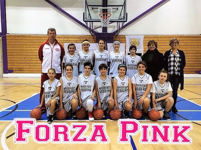 Basket Verbano, l'Under 13 Pink vola: a punteggio pieno è capolista del proprio girone