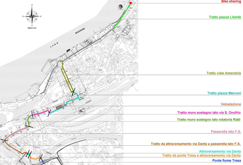 Luino - Pista Ciclabile progetto 2