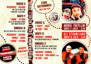 Cunardo, oggi inizia la 31esima edizione del "Festival Internazionale del Folklore". Ecco il programma