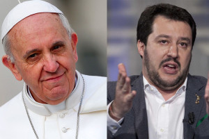 Papa Francesco e Matteo Salvini