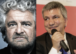 Beppe Grillo (migliorblog.it) e Nichi Vendola (soldionline.it)