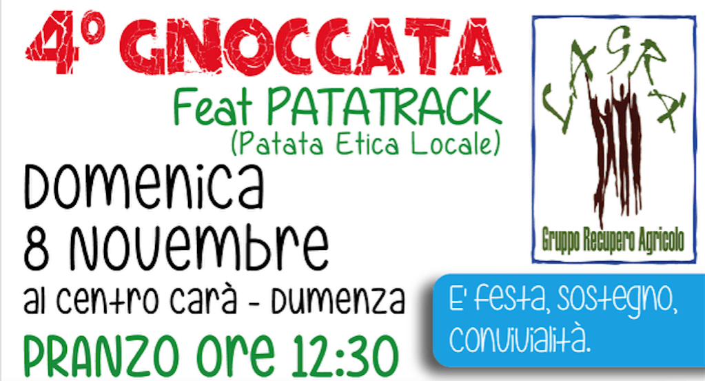 Domenica la "Festa coi gnocchi" a Dumenza organizzata da "La Grà"
