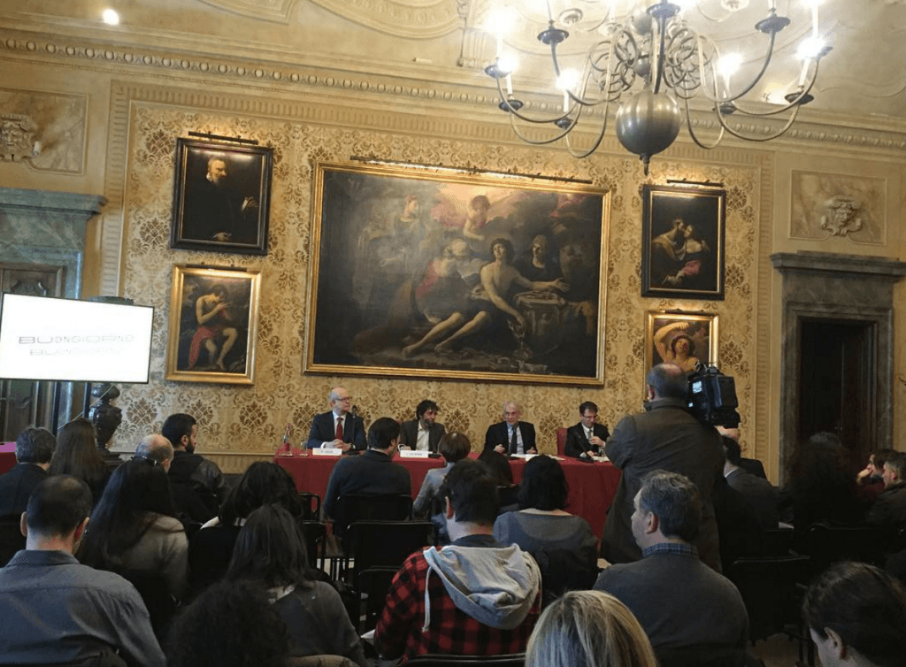 La presentazione del programma di "Market Sound" questa mattina a Palazzo Marino (Foto © Instagram Market Sound)