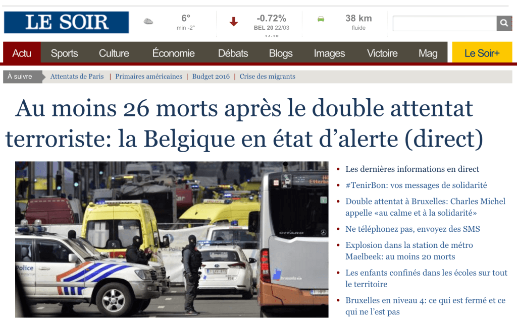 belgio le soir