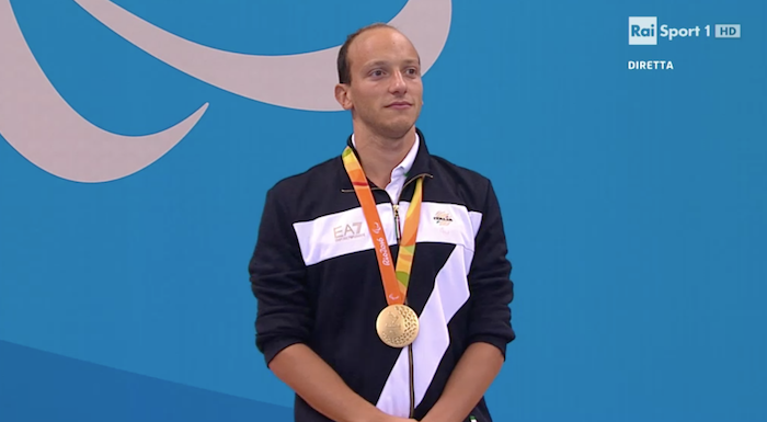 Paralimpiadi, Rio 2016: Morlacchi straordinario, è oro nei 200 misti SM9. Le foto della premiazione