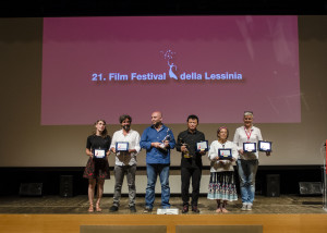 Foto di gruppo dei vincitori del ventunesimo Film Festival della Lessinia.