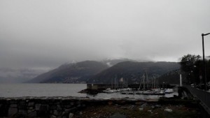 Prima neve dell'anno sui monti dell'alto Verbano. Non a bassa quota, almeno per ora
