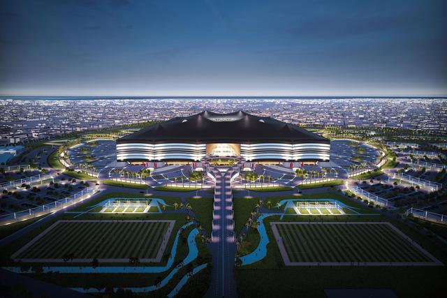 Il progetto di Salini Impregilo per lo stadio ad Al Khor (ANSA)