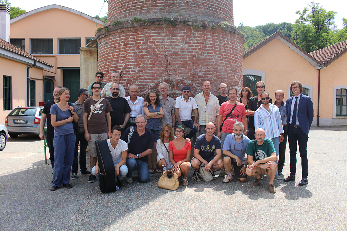 La foto di gruppo del workshop "L'Officina del Jazz"