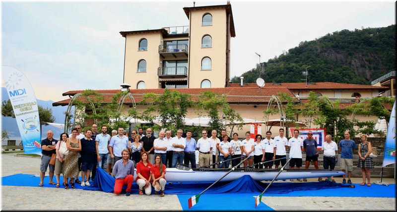 Maccagno, la Canottieri Luino battezza MPV il nuovo doppio Coastal Rowing