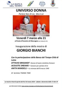 La locandina dell'evento "Universo Donna - Parlare Non Di Lei, Ma A Lei"
