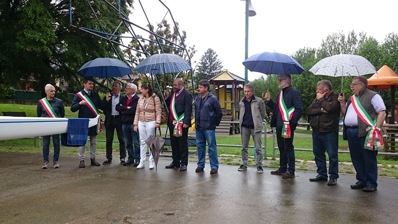 Inaugurato l'otto "Maria Angela". Luino e Comunità Montana del Piambello verso Londra
