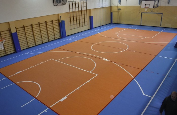 Luino: nuovo look per la palestra delle Scuole Medie. Conclusi i lavori di riqualificazione