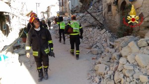 Terremoto: i Vigili del Fuoco di Varese al lavoro ad Amatrice, ecco le foto