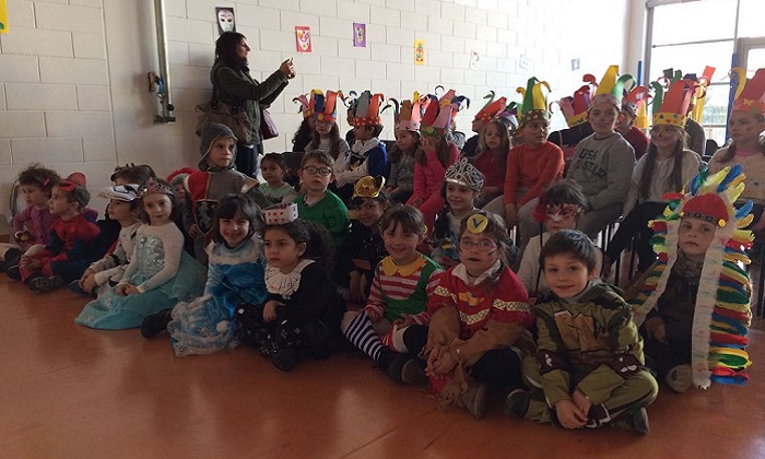 Creva, grande divertimento per i bambini alla festa di Carnevale